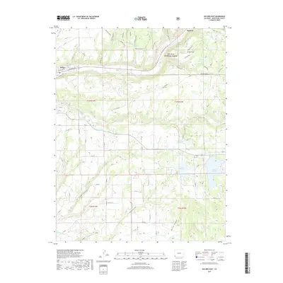 2019 Map of Dolores East, 2019 Print