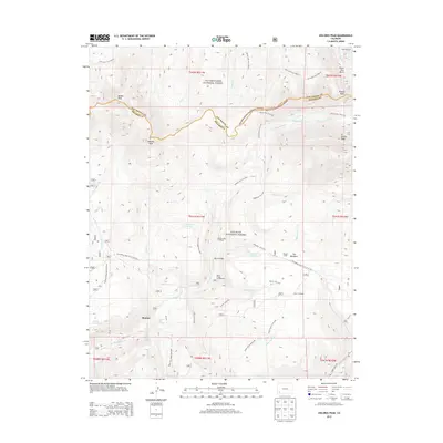 2013 Map of Dolores Peak, 2013 Print