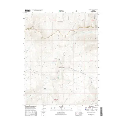 2016 Map of Dolores Peak, 2016 Print