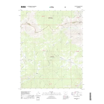 2019 Map of Dolores Peak, 2019 Print