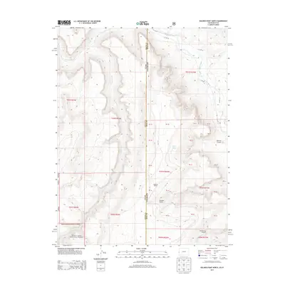 2013 Map of Dolores Point North, 2013 Print