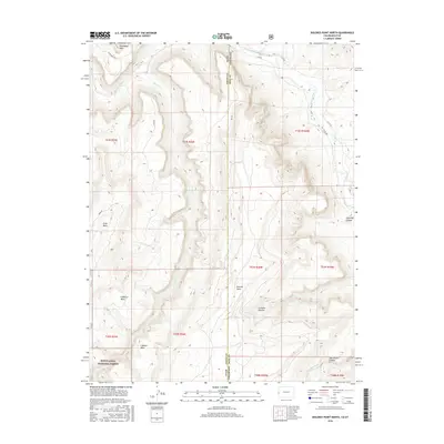 2016 Map of Dolores Point North, 2016 Print