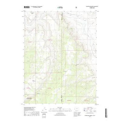 2019 Map of Dolores Point North, 2019 Print