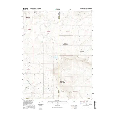2016 Map of Dolores Point South, 2016 Print