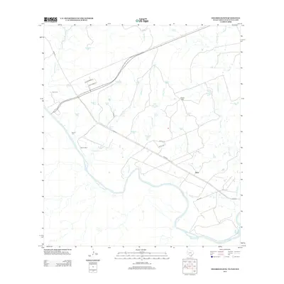 2013 Map of Dolores Ranch, 2013 Print