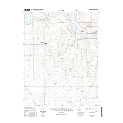 2016 Map of Dolores West, 2016 Print