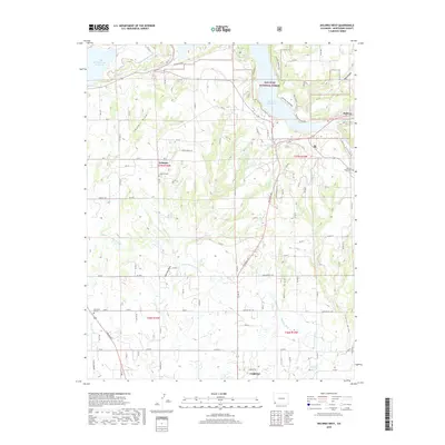 2019 Map of Dolores West, 2019 Print