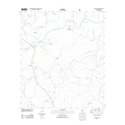 2012 Map of Doloroso, 2012 Print