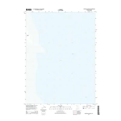2014 Map of Dolphin Island East, 2014 Print