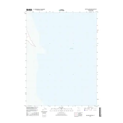 2017 Map of Dolphin Island East, 2017 Print