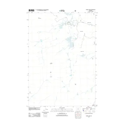 2012 Map of Dome Lake, 2012 Print