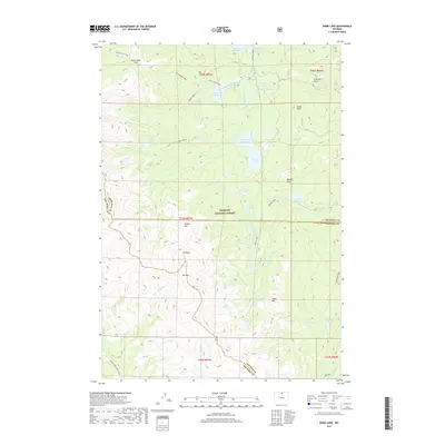 2017 Map of Dome Lake, 2017 Print