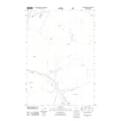 2011 Map of Dome Mountain, 2011 Print