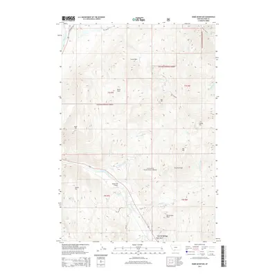 2014 Map of Dome Mountain, 2014 Print