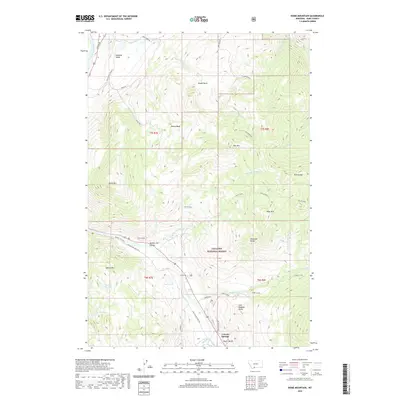 2020 Map of Dome Mountain, 2020 Print