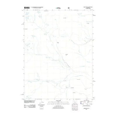 2011 Map of Dome Peak, 2011 Print
