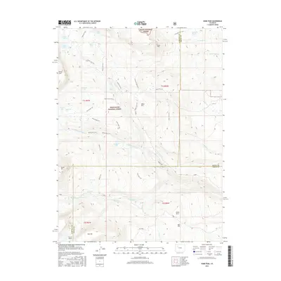2016 Map of Dome Peak, 2016 Print
