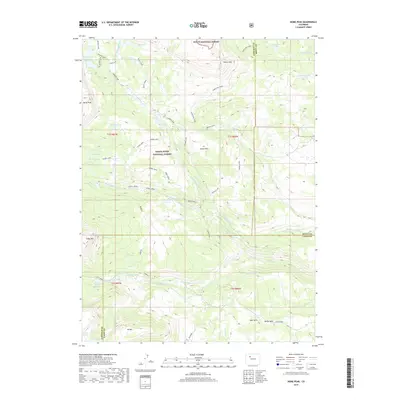 2019 Map of Dome Peak, 2019 Print