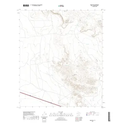 2019 Map of Dome Peak, 2019 Print