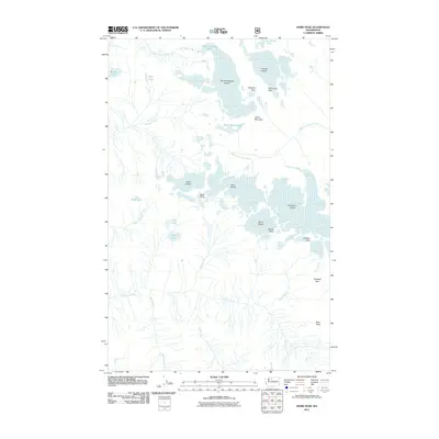 2011 Map of Dome Peak, 2011 Print