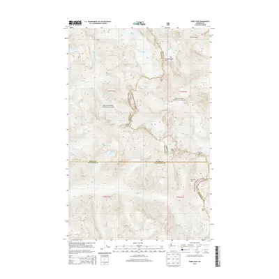 2014 Map of Dome Peak, 2014 Print
