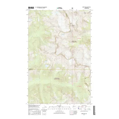 2017 Map of Dome Peak, 2017 Print