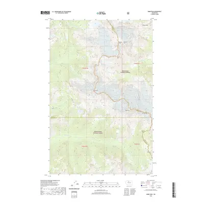2020 Map of Dome Peak, 2020 Print