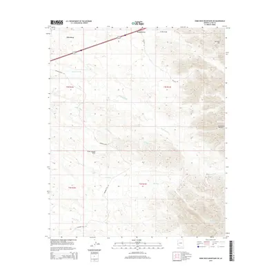 2014 Map of Dome Rock Mountains SW, 2014 Print