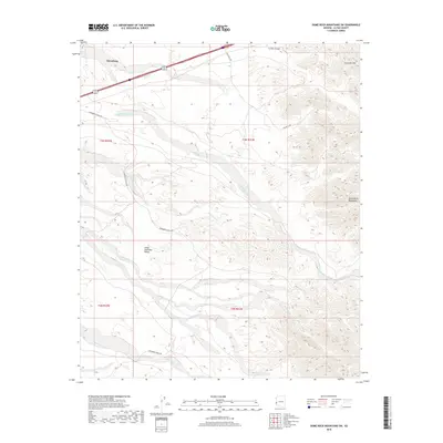 2018 Map of Dome Rock Mountains SW, 2018 Print