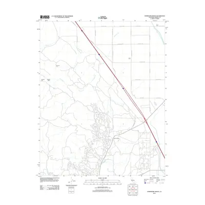 2012 Map of Domengine Ranch, 2012 Print