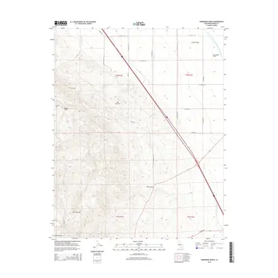 2015 Map of Domengine Ranch, 2015 Print