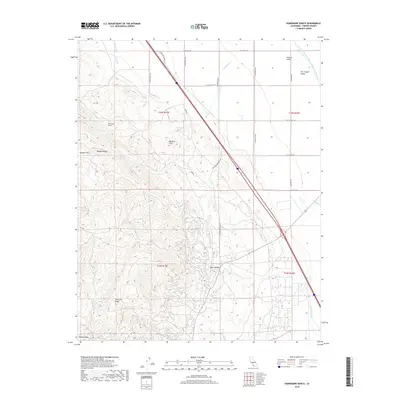 2018 Map of Domengine Ranch, 2018 Print