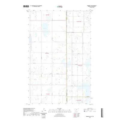 2020 Map of Dominek Lake, 2020 Print