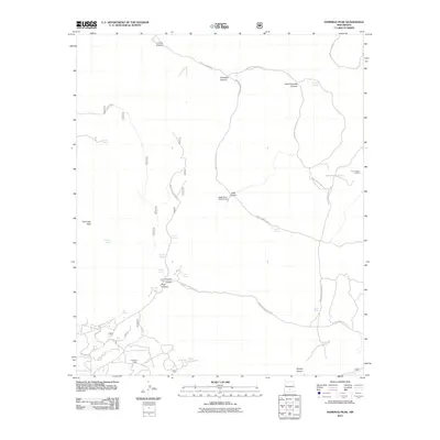 2011 Map of Domingo Peak, 2011 Print