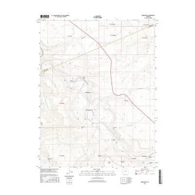 2016 Map of Dominguez, 2016 Print