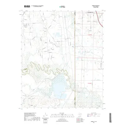 2019 Map of Domino, 2019 Print