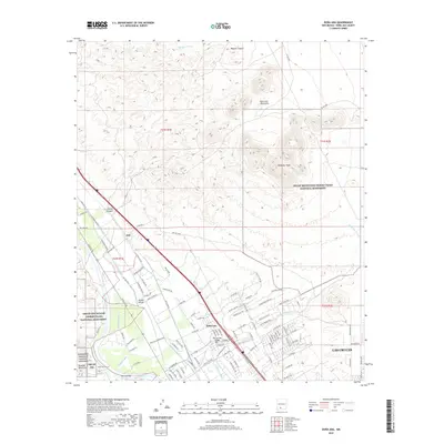 2020 Map of Dona Ana, 2020 Print