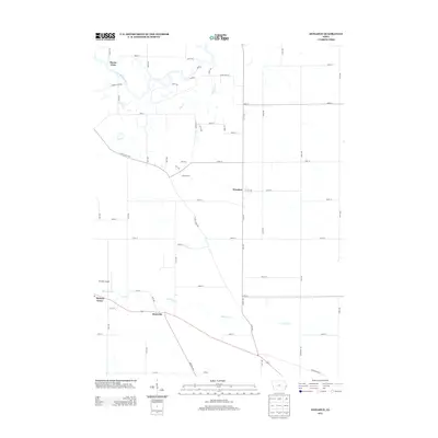 2013 Map of Donahue, 2013 Print