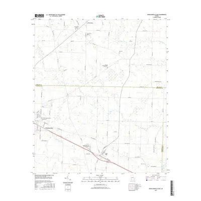 2017 Map of Donalsonville East, 2017 Print