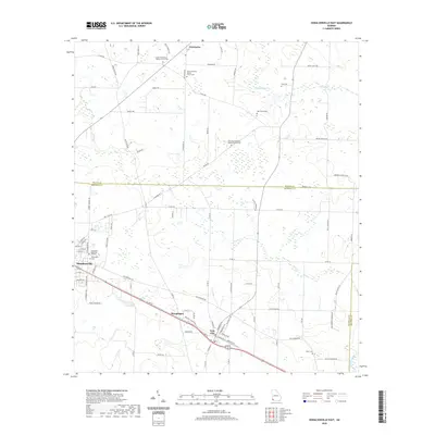 2020 Map of Donalsonville East, 2020 Print