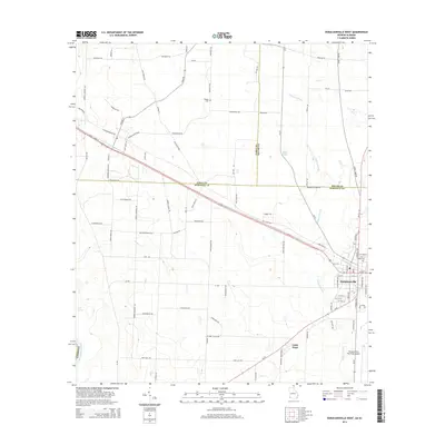 2014 Map of Donalsonville West, 2014 Print