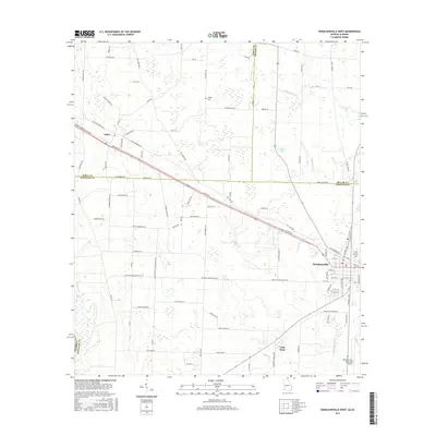 2017 Map of Donalsonville West, 2017 Print