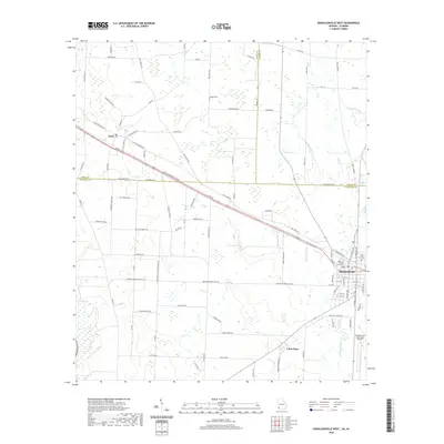 2020 Map of Donalsonville West, 2020 Print