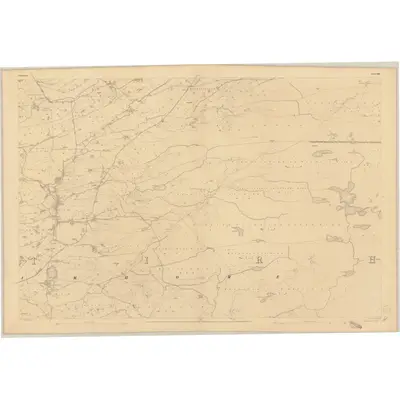 1836 Map of Donegal - Sheet 100, 1837 Print