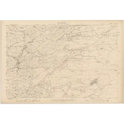 1905 Map of Donegal - Sheet 100, 1907 Print