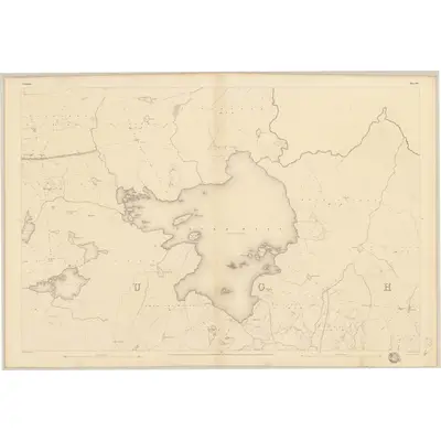 1835 Map of Donegal - Sheet 101, 1837 Print