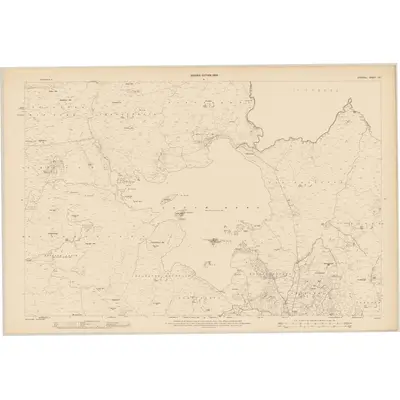 1904 Map of Donegal - Sheet 101, 1906 Print