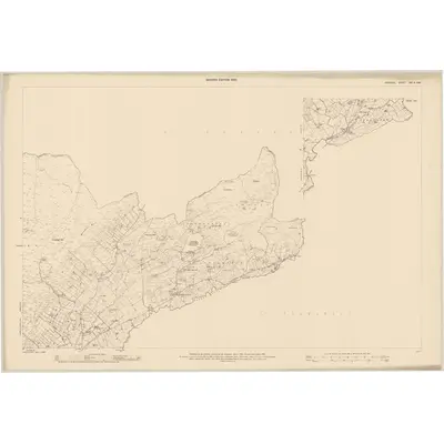 1904 Map of Donegal - Sheet 102 & 102A, 1906 Print