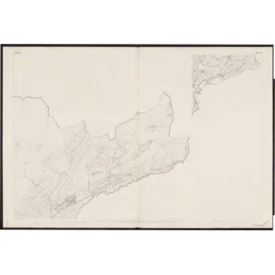 1835 Map of Donegal - Sheet 102 [with inset 102A], 1860 Print