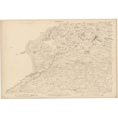 1905 Map of Donegal - Sheet 103, 1907 Print